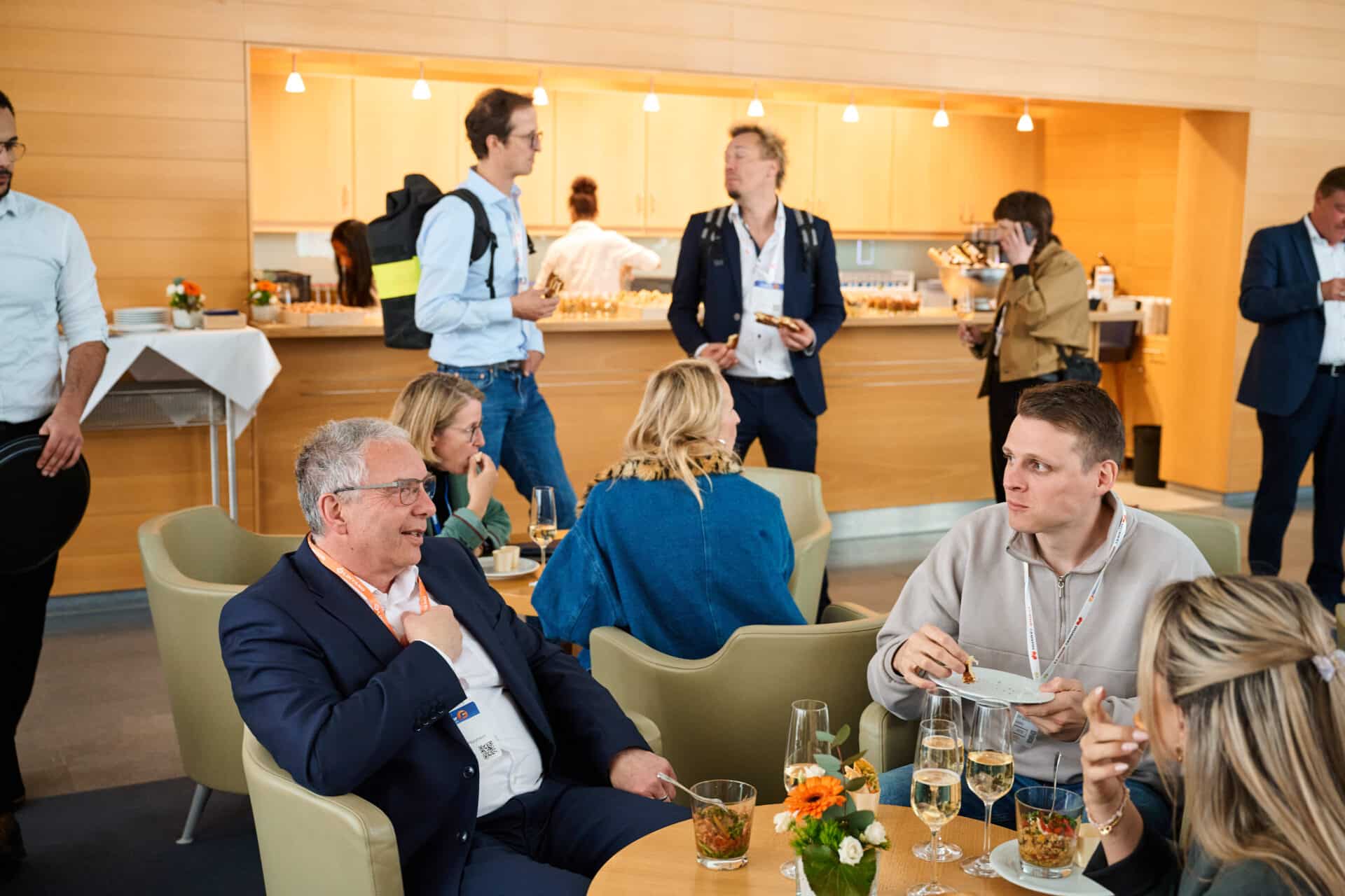 Sektauskang in der Utility Lounge 2025