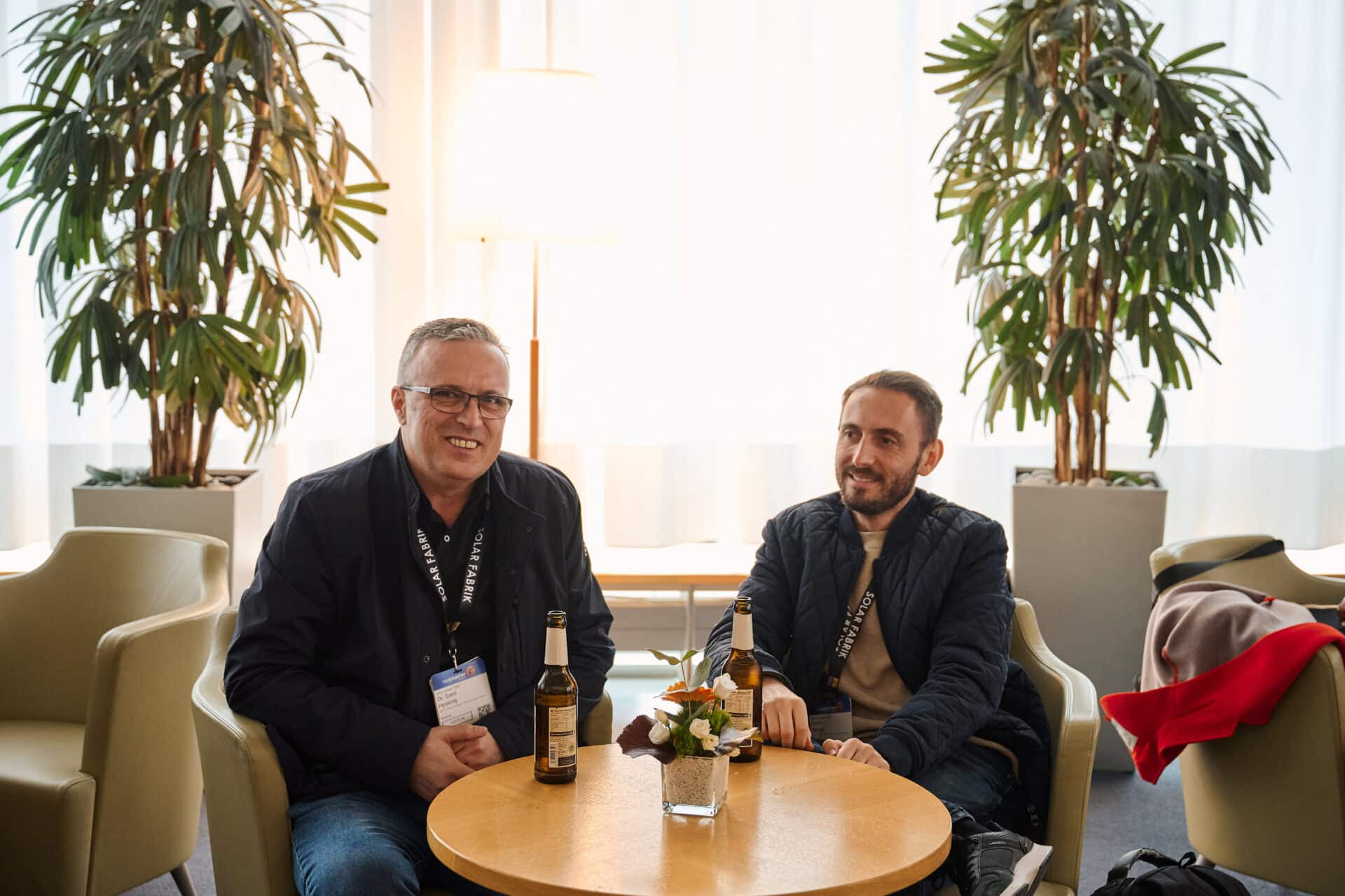 Sektauskang in der Utility Lounge 2025