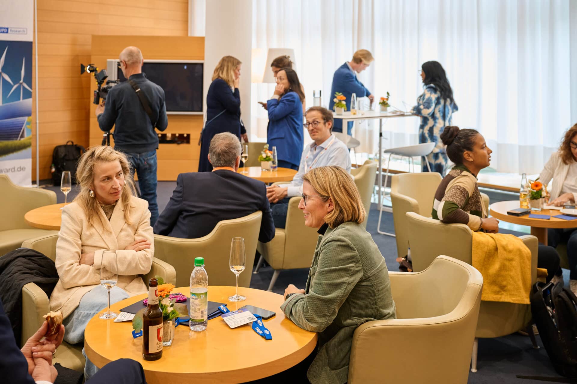 Sektauskang in der Utility Lounge 2025